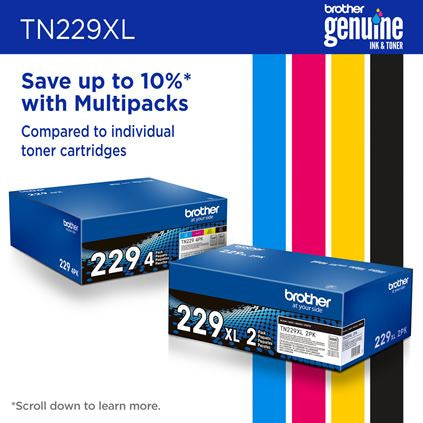 Brother TN-229XLY toner cartridge 1 pc(s) Original Yellow