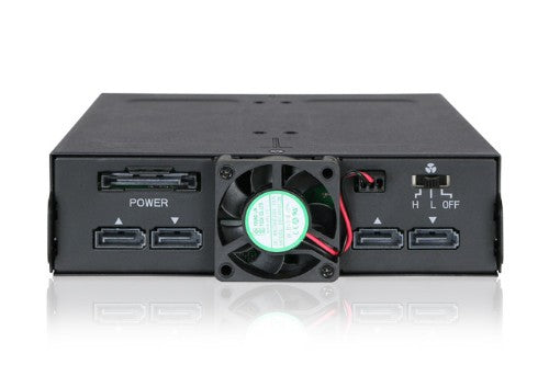 Icy Dock MB607SP-B drive bay panel 5.25" HDD Cage Black