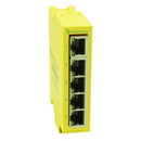 Brainboxes SW-515 network switch Unmanaged Gigabit Ethernet (10/100/1000) Yellow