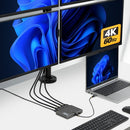 StarTech.com QUAD-USB-HDMI-ADAPT laptop dock/port replicator Wired USB 3.2 Gen 1 (3.1 Gen 1) Type-C Gray