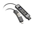 Poly DA85-M USB to QD Black Adapter TAA