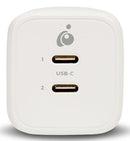 iogear GPAWC65W mobile device charger Smartphone White AC Fast charging Indoor
