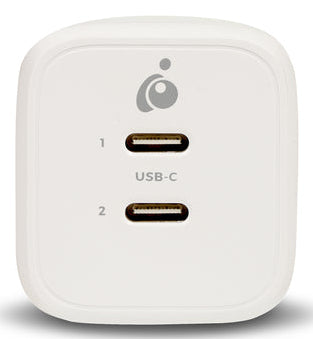 iogear GPAWC65W mobile device charger Smartphone White AC Fast charging Indoor