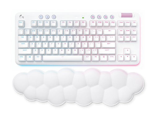 Logitech G 920-010453 keyboard Gaming RF Wireless + Bluetooth QWERTY English White