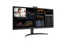 LG 34CN650N-6A All-in-One PC/workstation Intel® Celeron® J4105 34" 2560 x 1080 pixels All-in-One thin client 4 GB DDR4-SDRAM 16 GB eMMC Wi-Fi 5 (802.11ac) Black