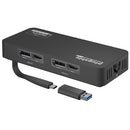 Plugable Technologies USBC-6950UE laptop dock/port replicator Wired USB 3.2 Gen 1 (3.1 Gen 1) Type-C Black