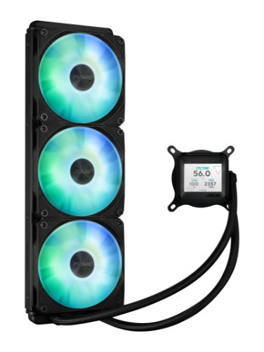 ASUS Prime LC 360 ARGB LCD Processor All-in-one liquid cooler 4.72" (12 cm) Black