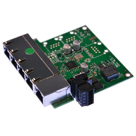 Brainboxes SW-105 network switch Fast Ethernet (10/100) Green