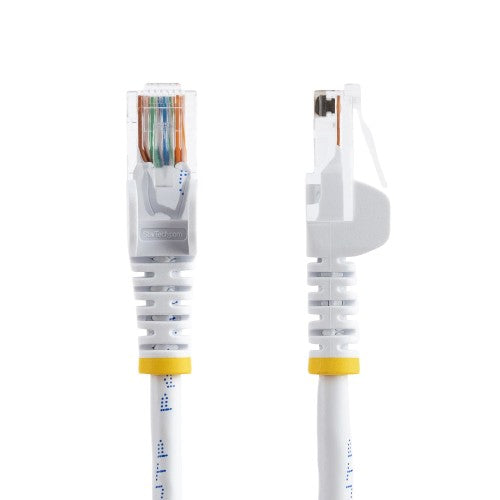 StarTech.com 10 ft White Snagless Category 5e (350 MHz) UTP Patch Cable networking cable 120.1" (3.05 m)