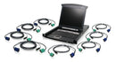 iogear GCL1808KITUTAA rack console 17" 1280 x 1024 pixels Metal,Plastic Black 1U
