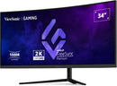 Viewsonic VX3418C-2K computer monitor 34" 3440 x 1440 pixels UltraWide Quad HD Black