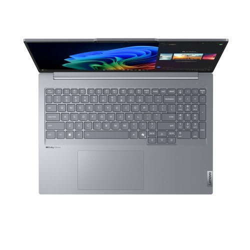 Lenovo ThinkBook 16 G7 QOY Copilot+ PC Qualcomm Snapdragon X1P-42-100 Laptop 16" WUXGA 16 GB LPDDR5x-SDRAM 512 GB SSD Wi-Fi 7 (802.11be) Windows 11 Pro English Gray