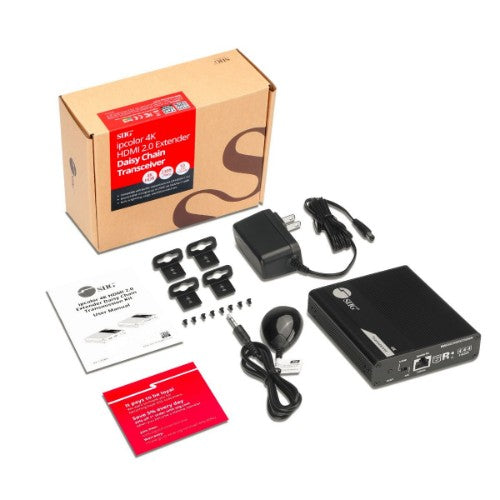 Siig CE-H26N11-S1 AV extender AV repeater Black