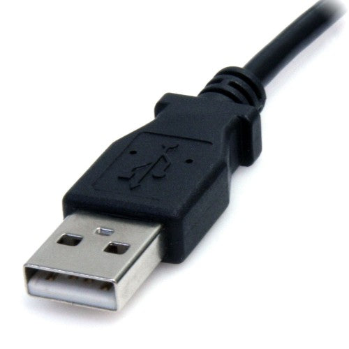 StarTech.com USB2TYPEM2M power cable Black 78.7" (2 m) USB Barrel type M