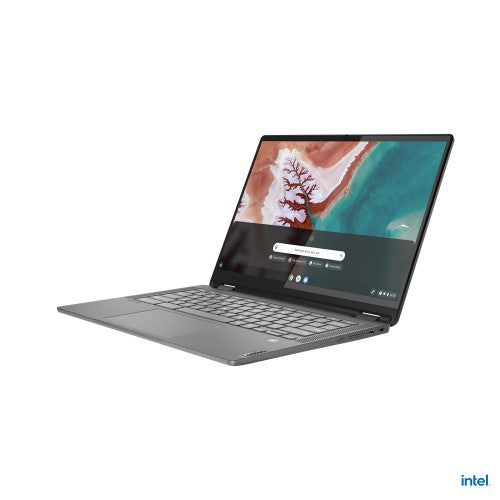 Lenovo Flex5 Chrome 14IAU Intel® Core™ i5 i5-1245U Chromebook 14" Touchscreen WUXGA 16 GB LPDDR4x-SDRAM 256 GB SSD Wi-Fi 6E (802.11ax) ChromeOS US English Gray