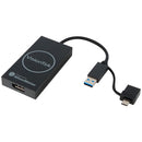 VisionTek 901505 video cable adapter 53.1" (1.35 m) DisplayPort USB Type-A + USB Type-C