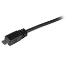 StarTech.com 10 ft USB A - MicroUSB B Cable USB cable 118.1" (3 m) Micro-USB B Black