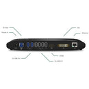 Plugable Technologies UD-3900H laptop dock/port replicator Docking USB 3.2 Gen 1 (3.1 Gen 1) Type-A Black