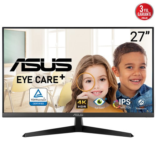 ASUS VY27UQ computer monitor 27" 3840 x 2160 pixels 4K Ultra HD LCD Black