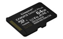 Kingston Technology Canvas Select Plus Gen3 64 GB MicroSDXC UHS-I Class 10