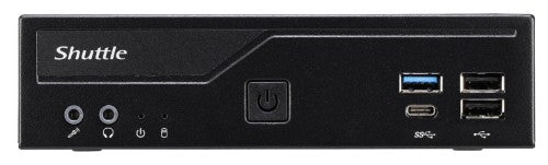 Shuttle DH610S PC/workstation barebone Slim PC Black Intel H610