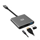 Adesso AUH-4010 notebook dock/port replicator USB 3.2 Gen 1 (3.1 Gen 1) Type-C Gray