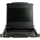 StarTech.com RKCOND17HD rack console 17.3" 1920 x 1080 pixels Steel Black 1U