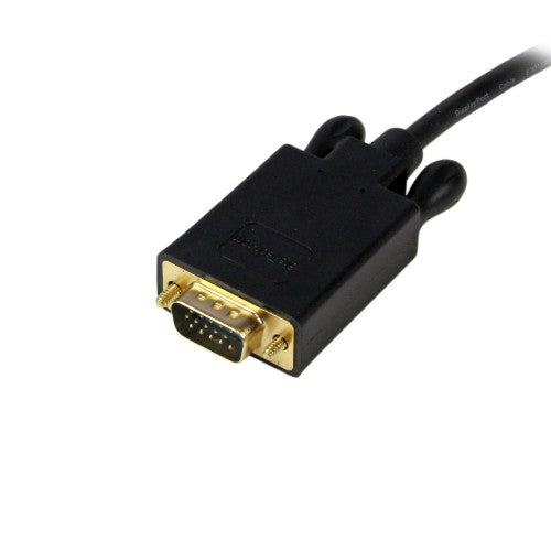 StarTech.com DP2VGAMM6B video cable adapter 70.9" (1.8 m) DisplayPort VGA (D-Sub) Black