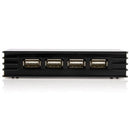 StarTech.com ST4202USB interface hub USB 2.0 Type-B 480 Mbit/s Black