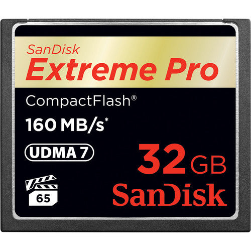 SanDisk 32GB Extreme Pro CF 160MB/s CompactFlash