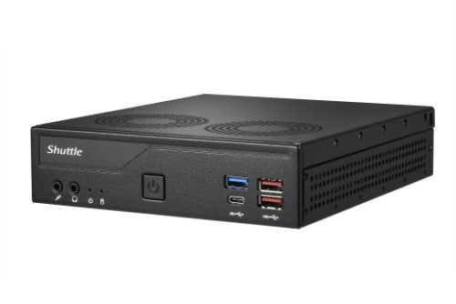 Shuttle DH770 PC/workstation barebone 1.35L sized PC Black Intel H770 LGA 1700