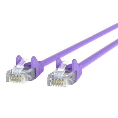 Belkin A3L980-04-PUR-S networking cable Purple 47.6" (1.21 m) Cat6 U/UTP (UTP)