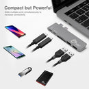 Siig JU-TB0312-S1 laptop dock/port replicator USB 3.2 Gen 1 (3.1 Gen 1) Type-C Gray