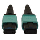 Tripp Lite N844B-01M-12-P InfiniBand/fibre optic cable 39.4" (1 m) MPO/MTP OFNR Aqua color, Black