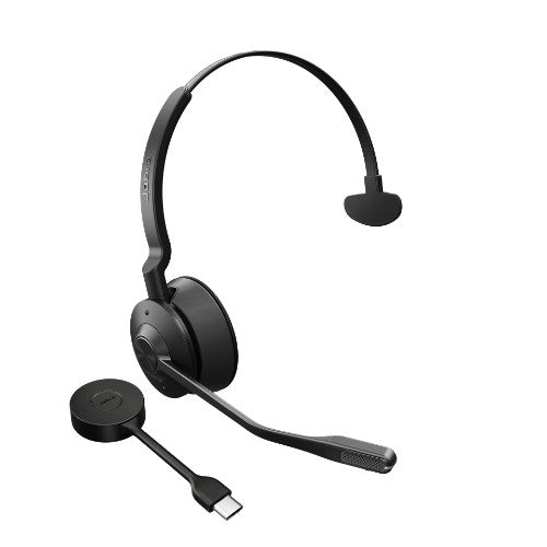 Jabra Engage 55 Headset Wireless Head-band Office/Call center Micro-USB Charging stand Black