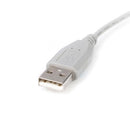StarTech.com USB2HABM1 USB cable 11.8" (0.3 m) USB A Mini-USB B Gray