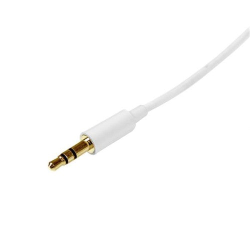 StarTech.com MU1MMMSWH audio cable 39.4" (1 m) 3.5mm White
