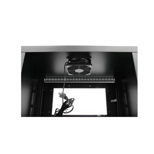 StarTech.com RK619WALL rack cabinet 6U Wall mounted rack Black
