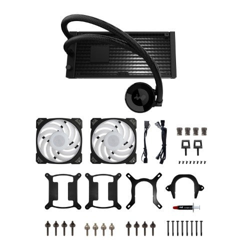 In Win IW-LC-MR24 computer cooling system Processor Liquid cooling kit 4.72" (12 cm) Black