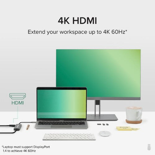 Plugable Technologies USBC-7IN1E laptop dock/port replicator Wired USB 3.2 Gen 1 (3.1 Gen 1) Type-C Black