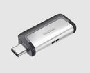 SanDisk SDDDC2-256G-A46 USB flash drive 256 GB USB Type-A / USB Type-C 3.2 Gen 1 (3.1 Gen 1) Gray, Silver