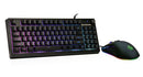iogear GKM601 keyboard Mouse included Gaming USB QWERTY English Black