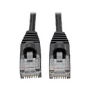 Tripp Lite N261-S02-BK networking cable Black 23.6" (0.6 m) Cat6a U/UTP (UTP)