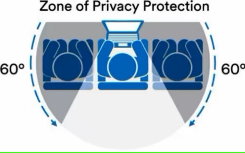 3M BPNAP007 display privacy filters 15.3" Laptop Frameless display privacy filter