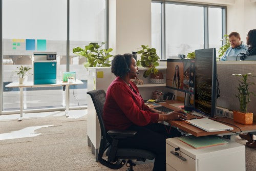 Poly Blackwire 3315 Monaural Microsoft Teams Certified USB-C Headset +3.5mm Plug +USB-C/A Adapter