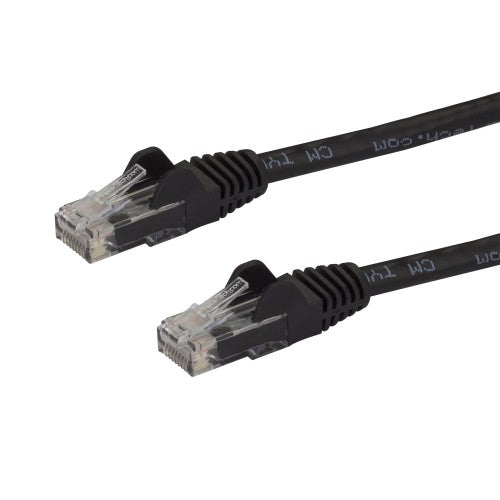 StarTech.com N6PATCH4BK networking cable Black 47.2" (1.2 m) Cat6 U/UTP (UTP)