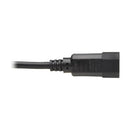 Tripp Lite P002-002 power cable Black 24" (0.61 m) C14 coupler NEMA 5-15R