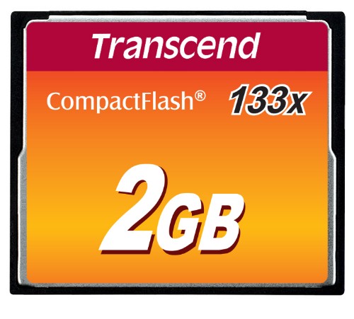 Transcend TS2GCF133 memory card 2 GB CompactFlash MLC