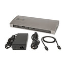 StarTech.com TB4CDOCK laptop dock/port replicator Wired Thunderbolt 4 Black, Gray