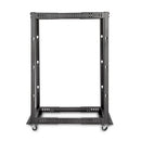 Rocstor Y10E009-B1 rack cabinet 25U Freestanding rack Black